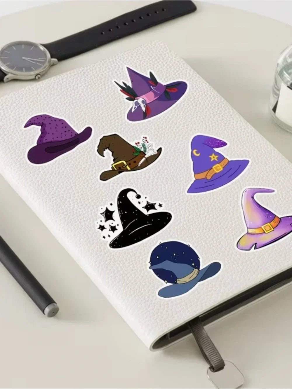 50 Magical Witch Hats Stickers Mystical Halloween